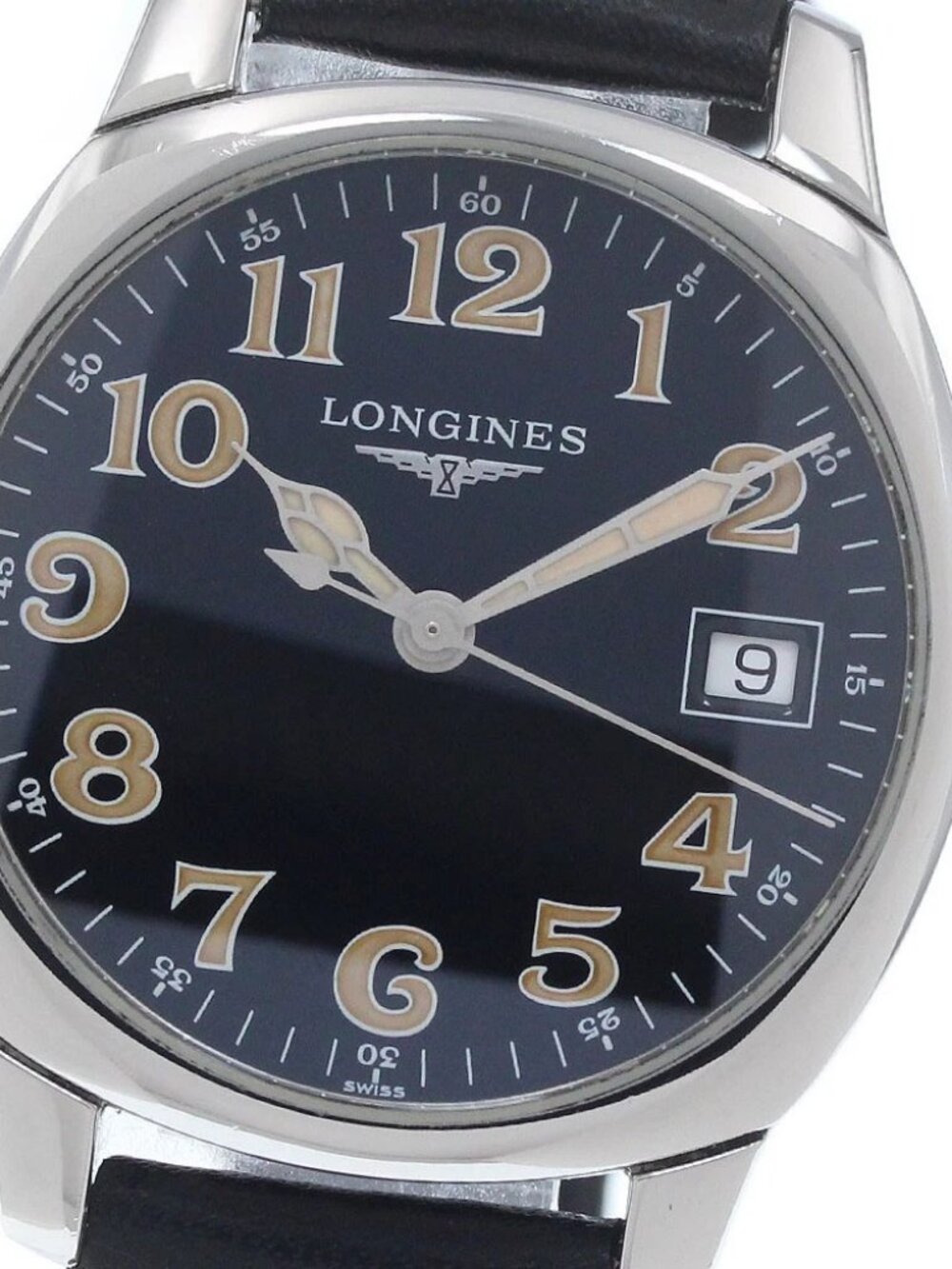 LONGINES Spirit L2.198.4 Date black Dial Quartz Boy's Watch